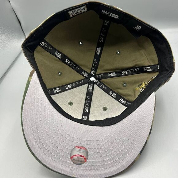 Cleveland Indians Guardians Hat Men 8 Camo 59Fifty New Era Fitted Cap New‎